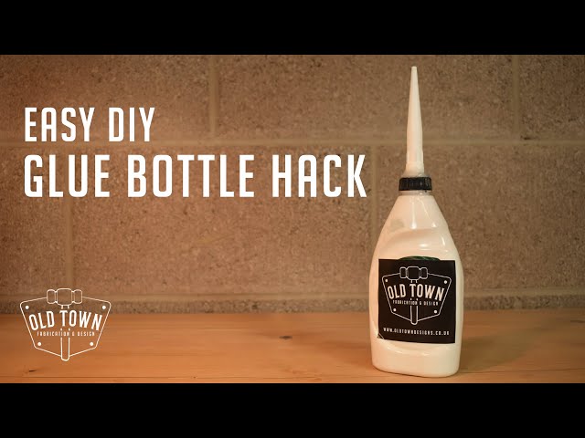 Easy (and free!) DIY Wood Glue Bottle, Wookworking Hacks & Tips, Old Town  Fabrication & Design