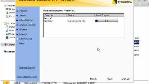How to install Veritas Storage Foundation HA 5.1 with SP1 o Windows 2008 Server