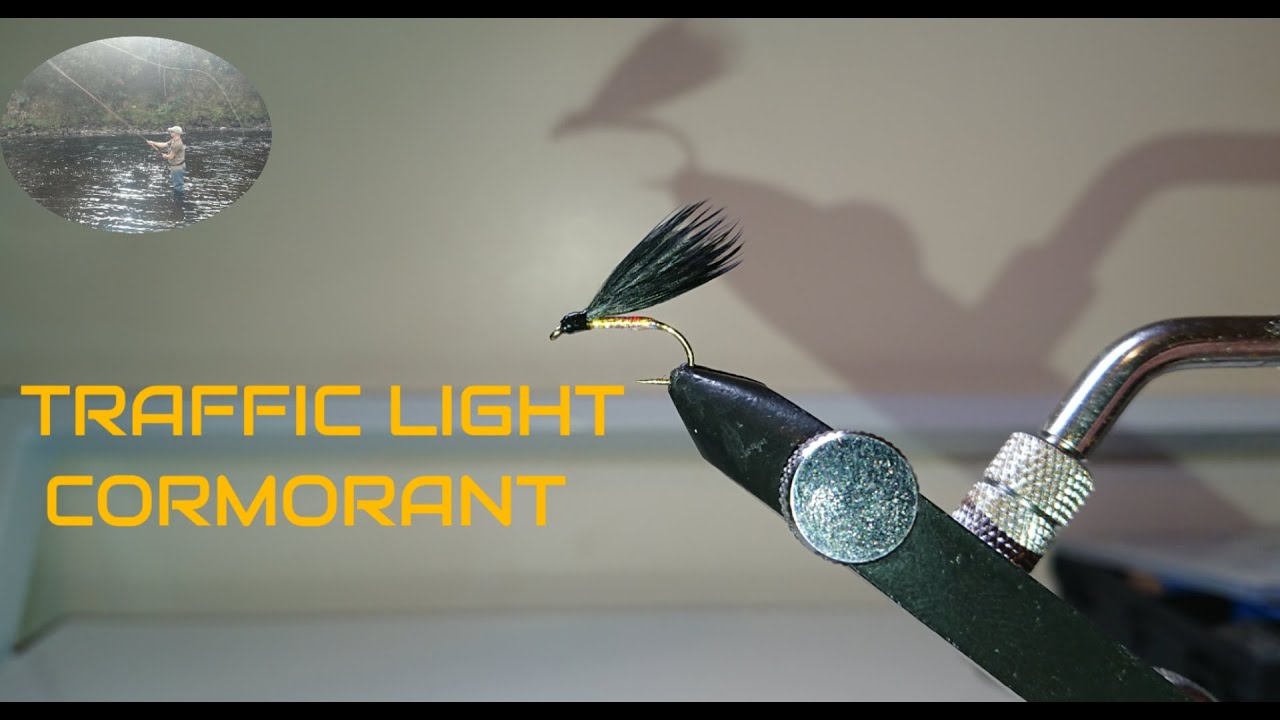 FLY TYING THE TRAFFIC LIGHT 🚦 CORMORANT (TROUT FLY) 