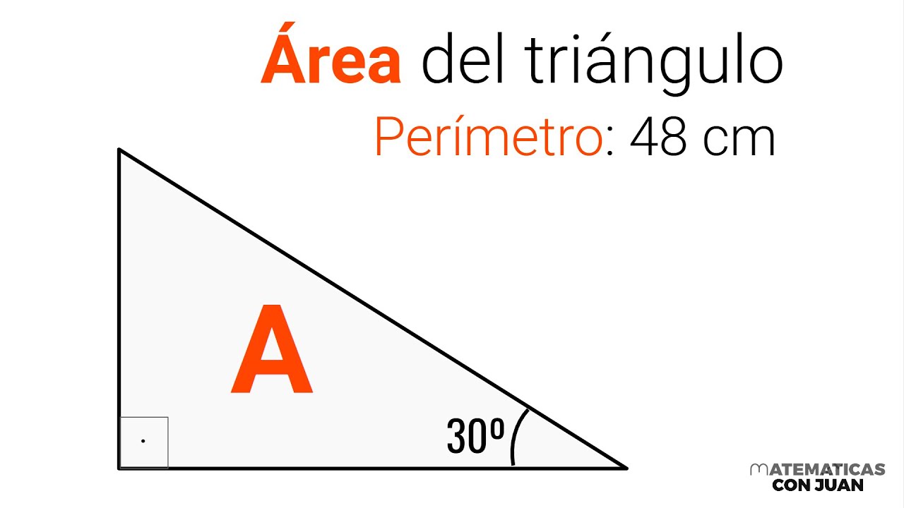 ÁREA DEL TRIÁNGULO DADO PERÍMETRO Y ÁNGULO. Geometría Básica