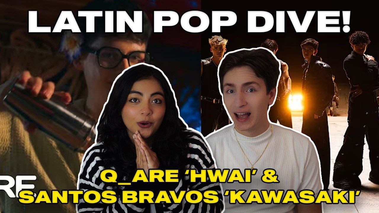Впервые реагирую на "KAWASAKI" SANTOS BRAVOS и "HWAI" Q_ARE | Реакция музыкальной пары продюсеров