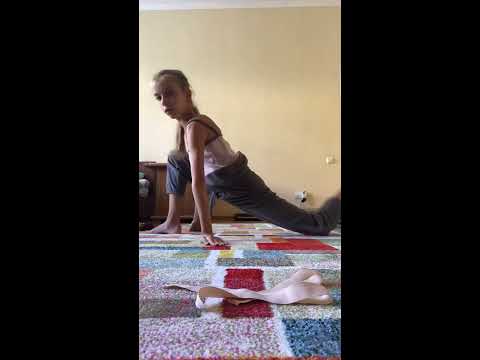 Ballet stretching tutorial.