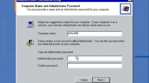 Windows 2000 Installation