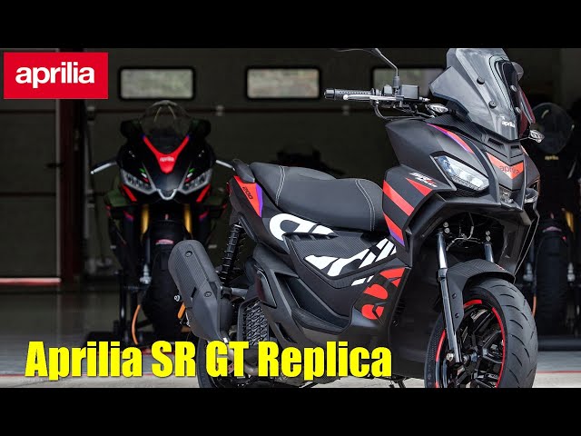 Aprilia Unveils MotoGP Replicas Of SR GT 125 And 200 Scooters