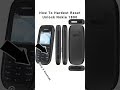 How To Hardest Reset Unlock Nokia 1800 
