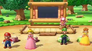 Super Mario Party MiniGames - Mario vs Luigi vs Peach vs Daisy (Master Cpu)