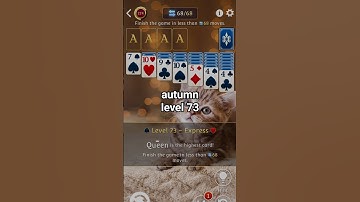 how to win level 73 solitaire journey