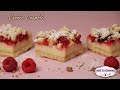 Recette des Carrés Crumble aux Fruits Rouges, Crème à l'Amande et au Citron