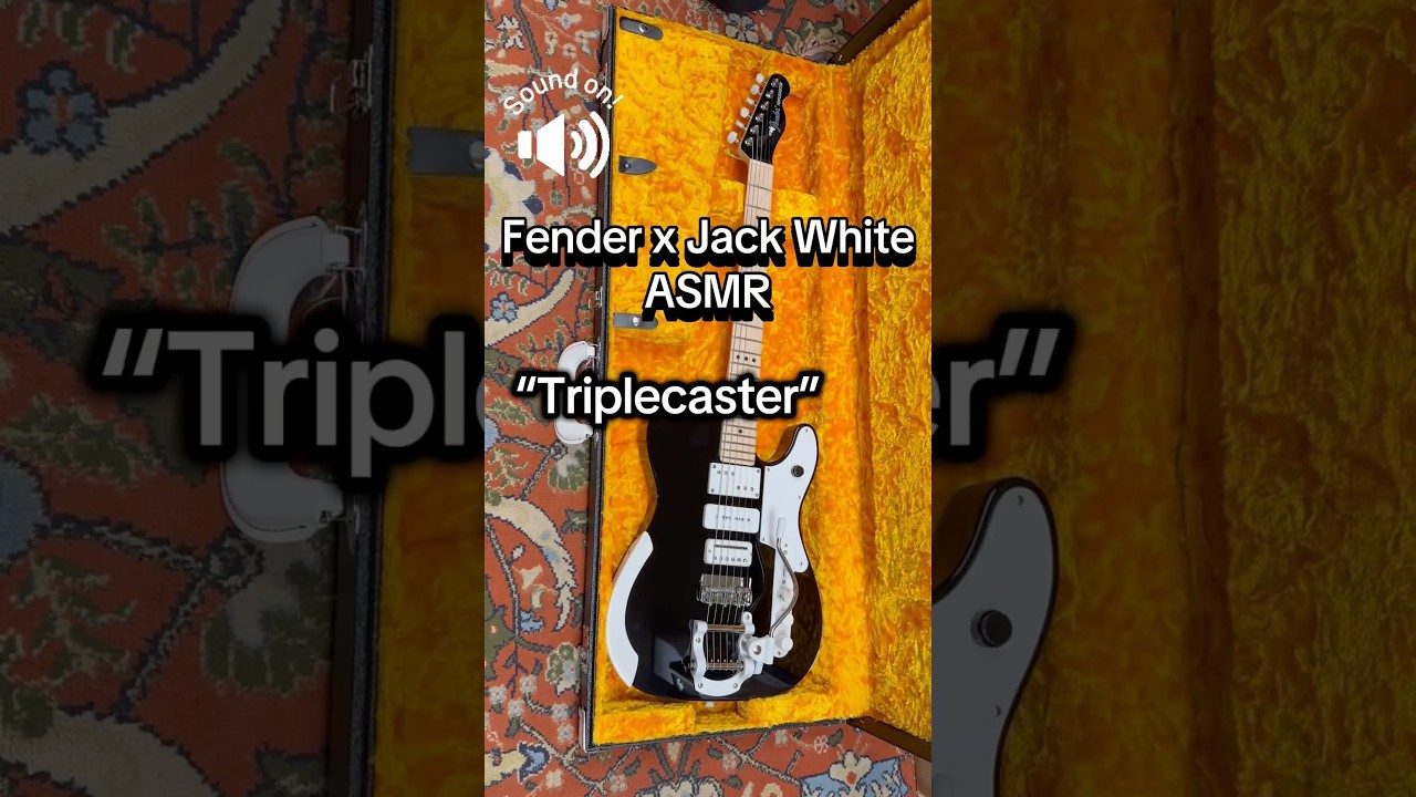 Fender Jack White Triplecaster and Pano-verb rundown and ASMR! 