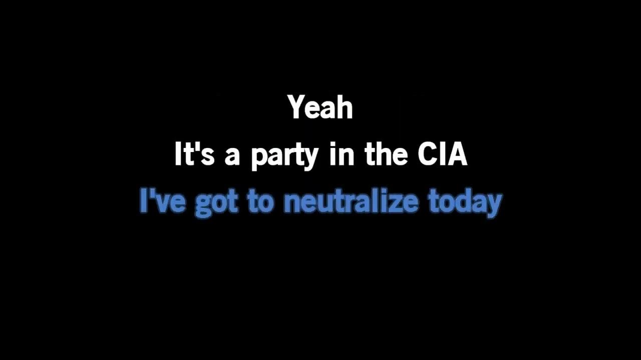"Weird Al" Yankovic Party In The CIA [Karaoke Version] YouTube