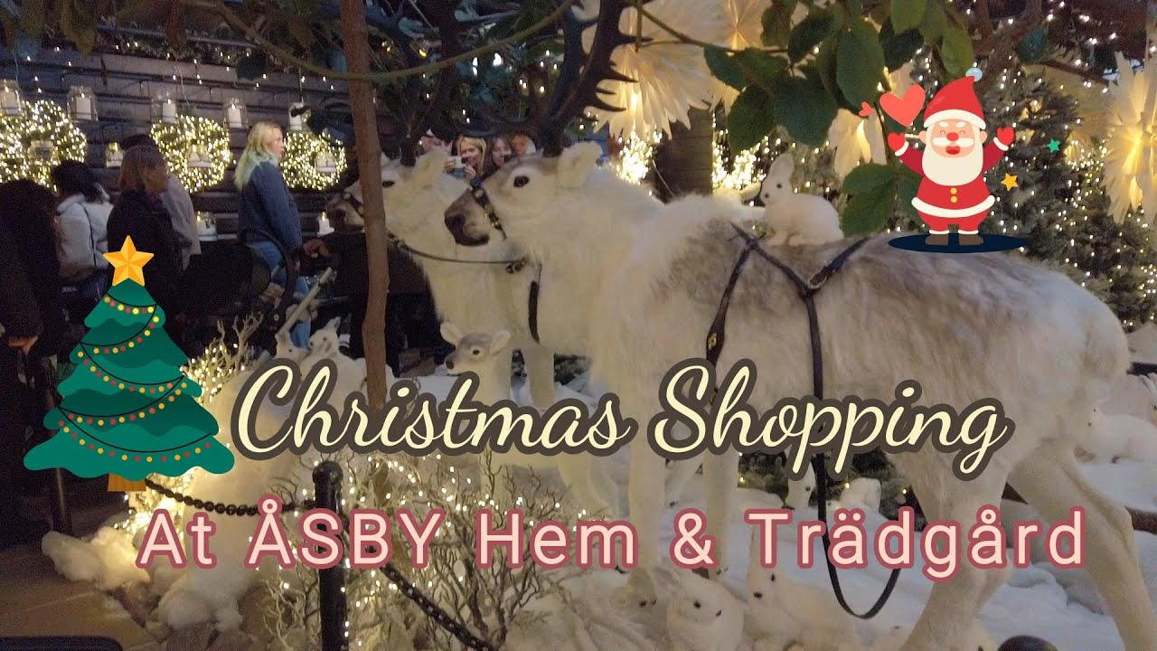 Cozy Christmas Shopping at Åsby Hem & Trädgård 🎄✨ (Sweden)