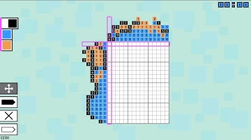 Pic-a-Pix Color 2🧩:  Level 131