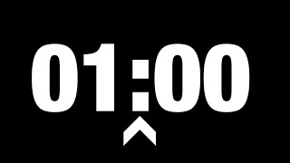 Famous 1 Minute Count-up Timer with No Alarm - Sports - Workout - Walking - Study - Sleep - Black Screen Net Worth