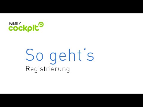 So geht's: Registrierung | FAMILY COCKPIT