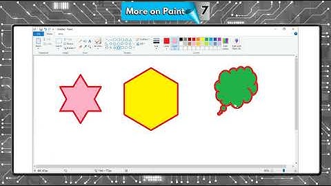 Ch 7 | Computer | Class 2 | More on paint | For children