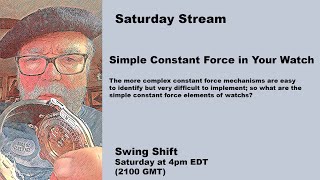 What is the most constant force in a mechanical watch