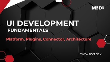 UI development — Fundamentals: Platform, Plugins, Connector, Architecture