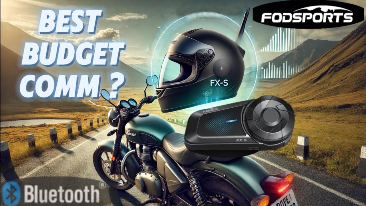 Best Budget Bluetooth Helmet Intercom? Fodsports FX-S Intercom Review