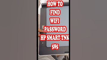 How To See Your HP Printer WiFi Password Fast! | How to Find WiFi Password on HP Smart Tank 585