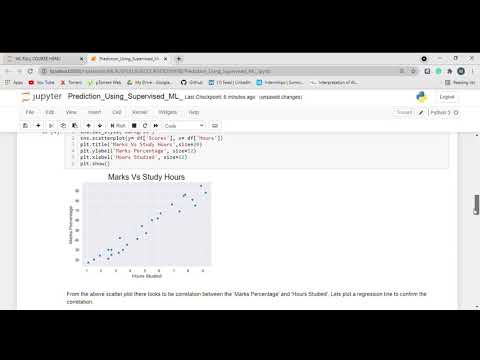 Prediction Using Supervised ML (Level - Beginner)