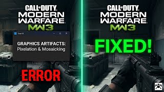 How to Fix Call of Duty Modern Warfare 3 Graphics Artifacts on AMD GPU ✅