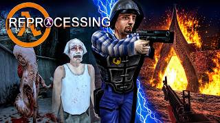 Half Life Reprocessing Playthrough - A VERY tough day at Black Mesa for this Security Guard!