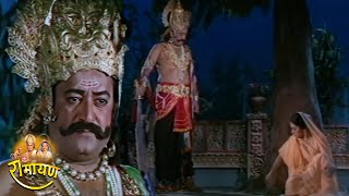 रामायण - EP 44 - रावण का सीताजी को भयभीत करना । सीता हनुमान संवाद ।