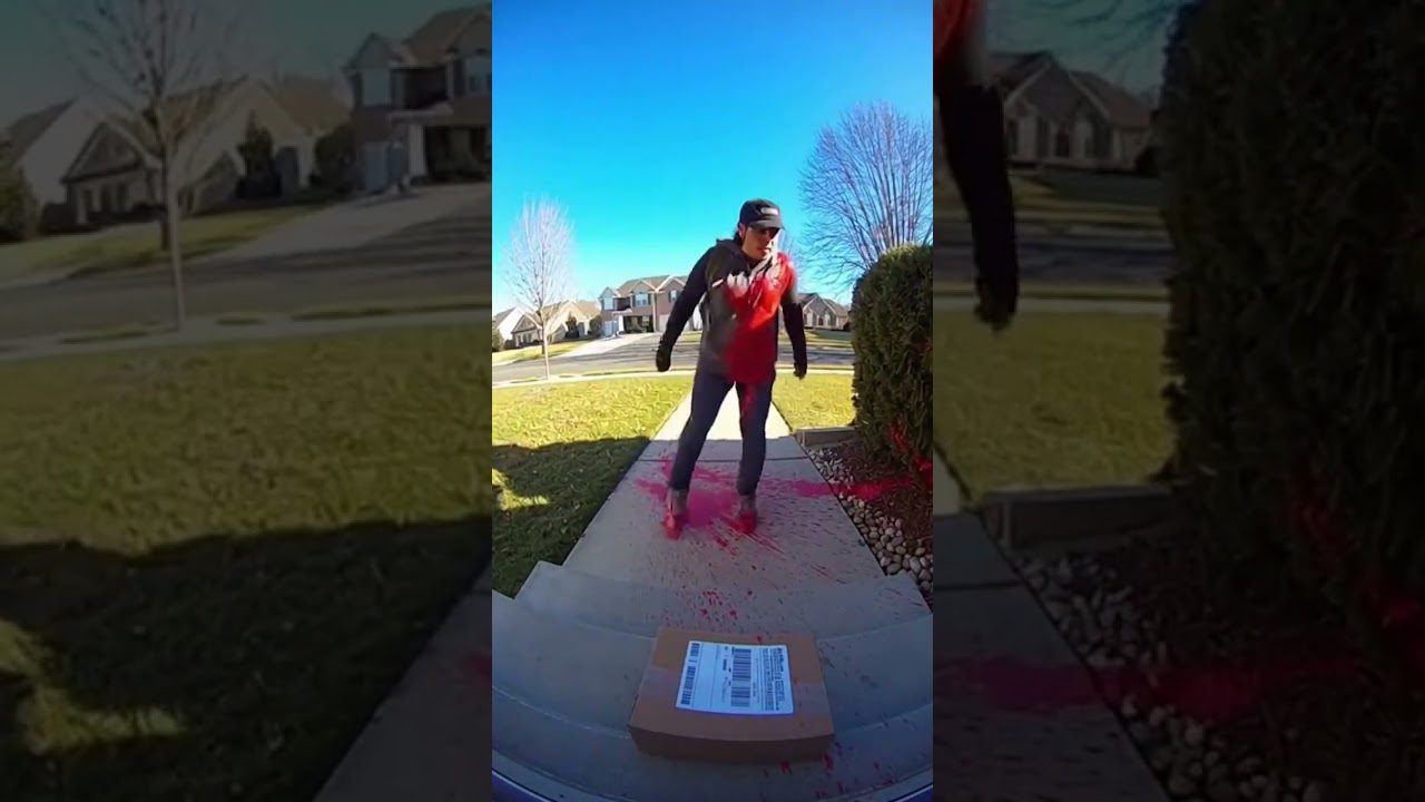 Бесстыжий вор посылок пойман с поличным! 😠🚔 