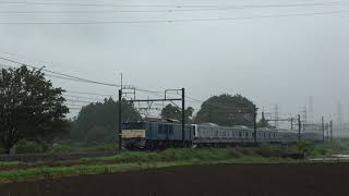 E531系配給　EF64-1030牽引　本庄～岡部　2017/08/15