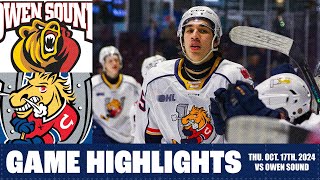 Oct. 17/24 - Barrie Colts vs Owen Sound Attack