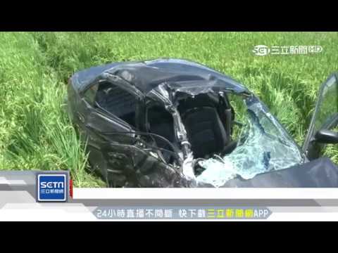 民營救護車路口闖紅燈　撞飛轎車2傷1命危｜三立新聞台