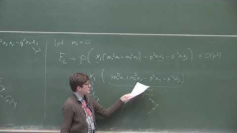 Feynman integrals: Lecture 3/4, part 1 (Dr Erik Panzer)