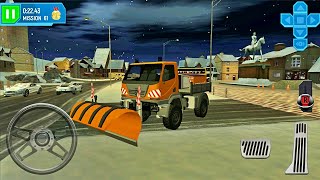 Snow Plow Vehicle Driving - Ski Resort Driving Simulator - Best Android Gameplay 2022 screenshot 5