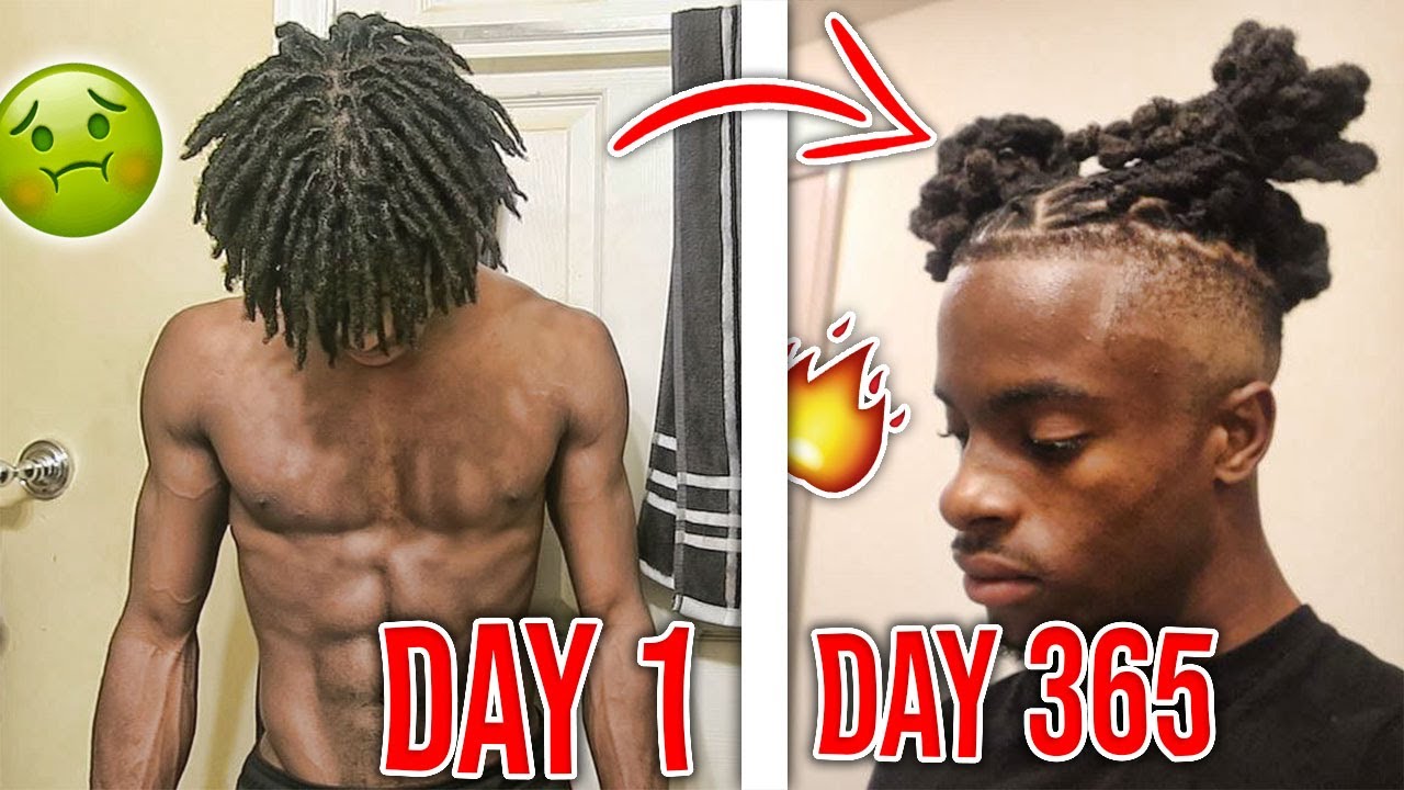 MY 1 YEAR DREADLOCKJOURNEY | Day 1 To Day 365 | Loc Journey
