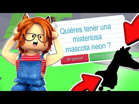 Hago Una Mascota Misteriosa De Neon En Adopt Me De Roblox Youtube - hacemos ornitorrinco neon adopt me roblox