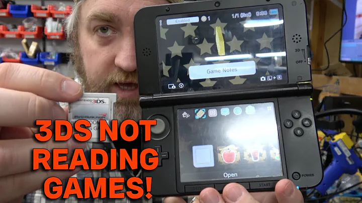 3DS not reading games.  How to replace game card slot