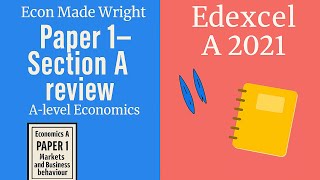 Edexcel A - Economics paper 1, 2021 - section A
