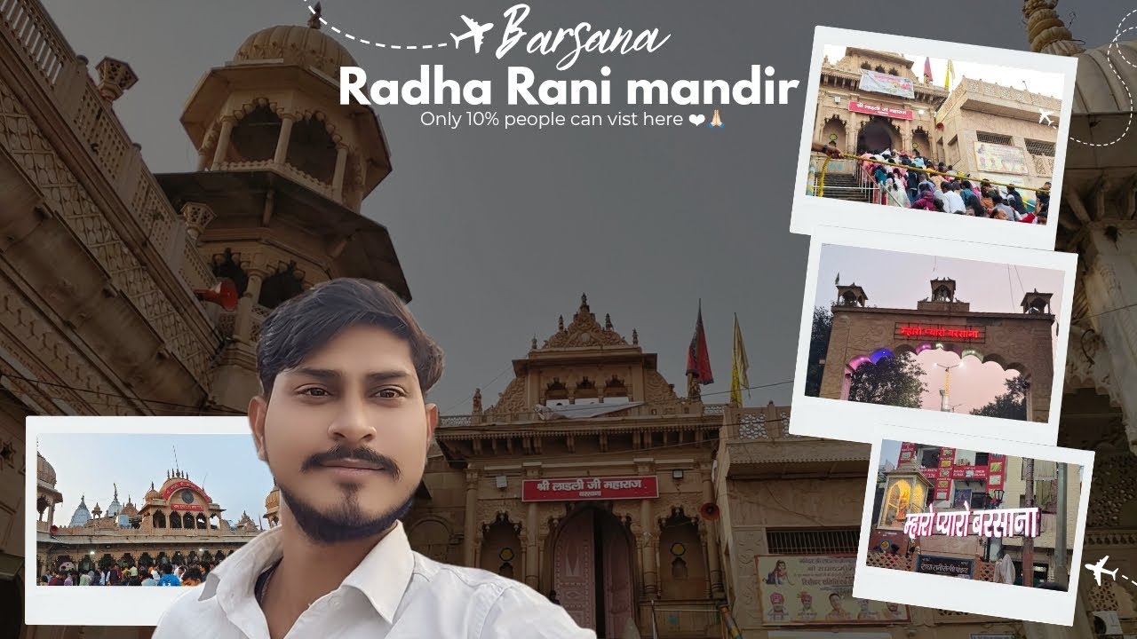 Sirf 10% log hi yaha ja pate hai 😍 5000 yrs old Barsana, Radha Rani Temple | full barsana vlog |