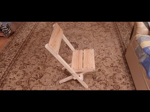 Как сделать складной стул со спинкой своими руками чертежи