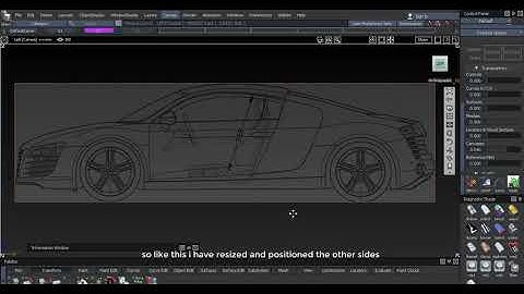 CAR MODELING - AUDI R8 - AUTODESK ALIAS AUTOSTUDIO 2020