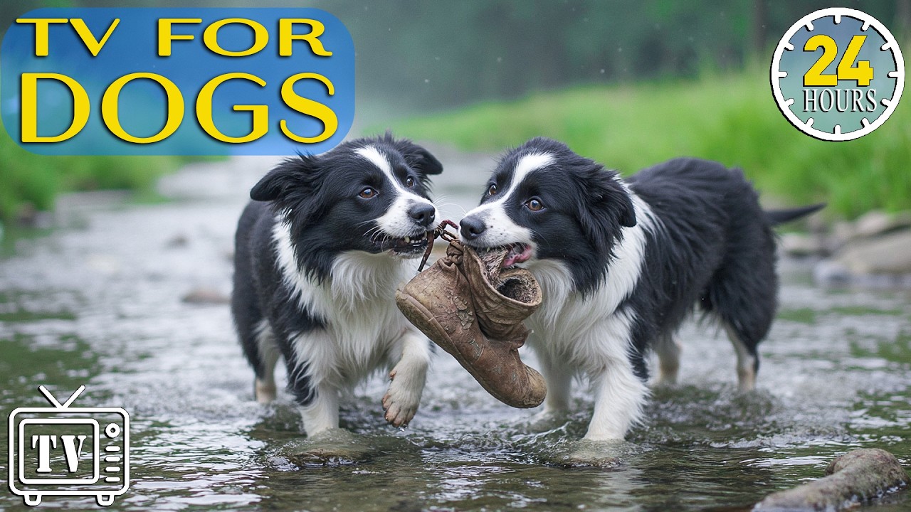 24/7 Dog TV: Fun Videos & Calming Music for Dogs | All-Day Boredom & Anxiety Relief for Dogs +Dog TV