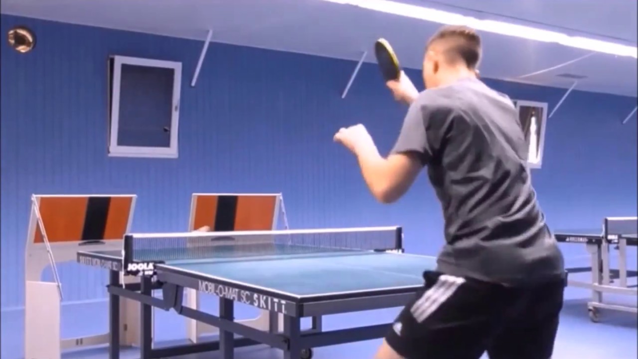 Table tennis training tool for exelent training alone YouTube
