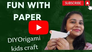 Lesson 39 How To Make A Rabbit Origami For Kids - Easy Step-By-Step Tutorial
