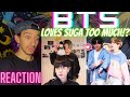 When BTS Loves SUGA Too Much | REACTION