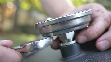 Adding a LavaLock® 3" PREMIUM BBQ Smoker Thermometer to our Oklahoma Joe Highland