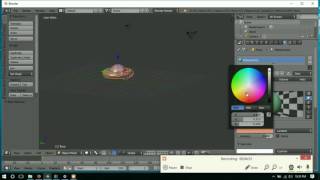 TUTORIAL BLENDER MEMBUAT PESAWAT UFO (Tugas VRML) Part 1