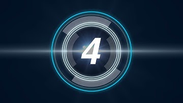 FREE 4K VIDEOS Futuristic Countdown Timer