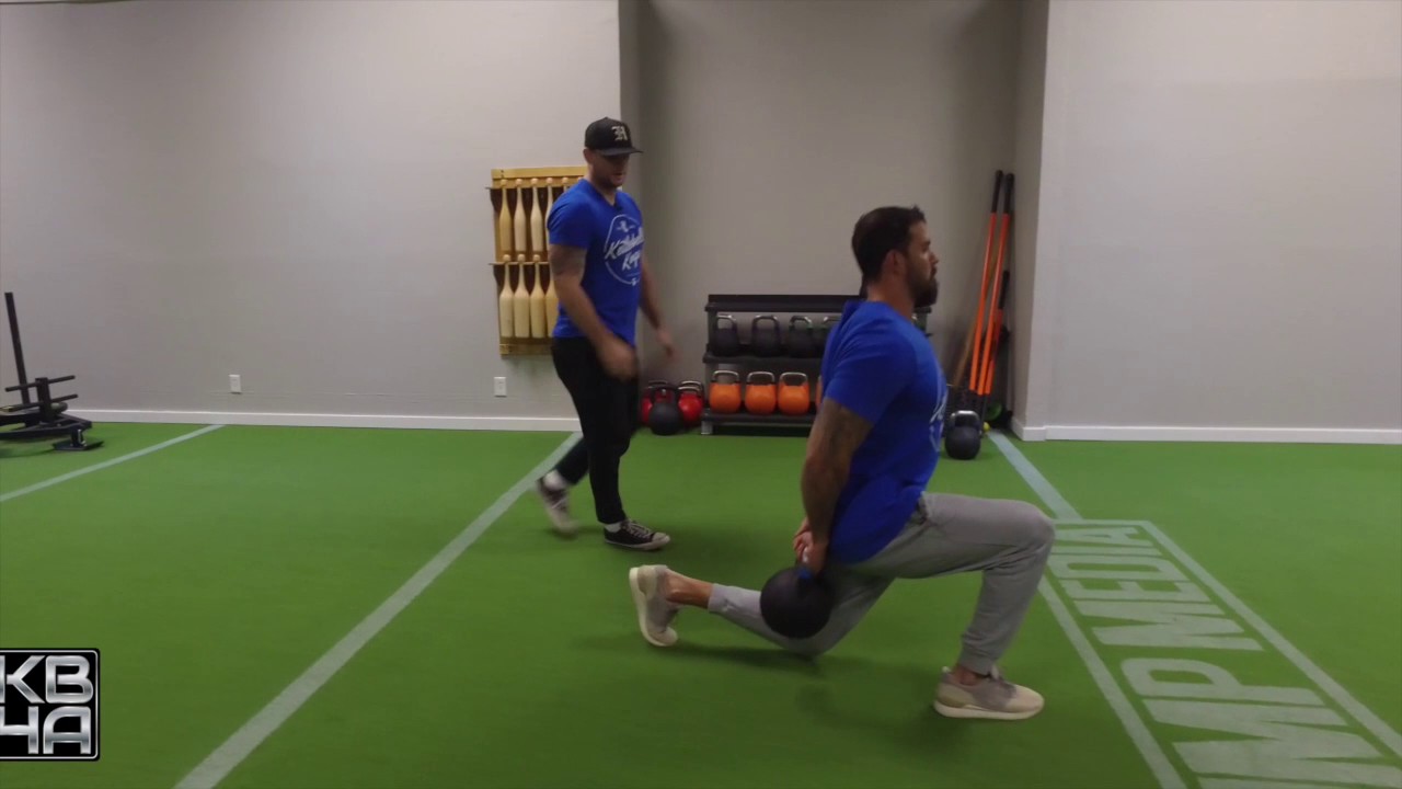 Kettlebell Kings Presents Kettlebell Back Loaded Walking Lunge
