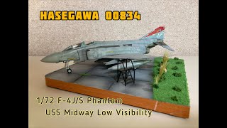 [MODEL] Hasegawa 00834 1/72 F-4J/S Phantom, USS Midway, Low Visibility