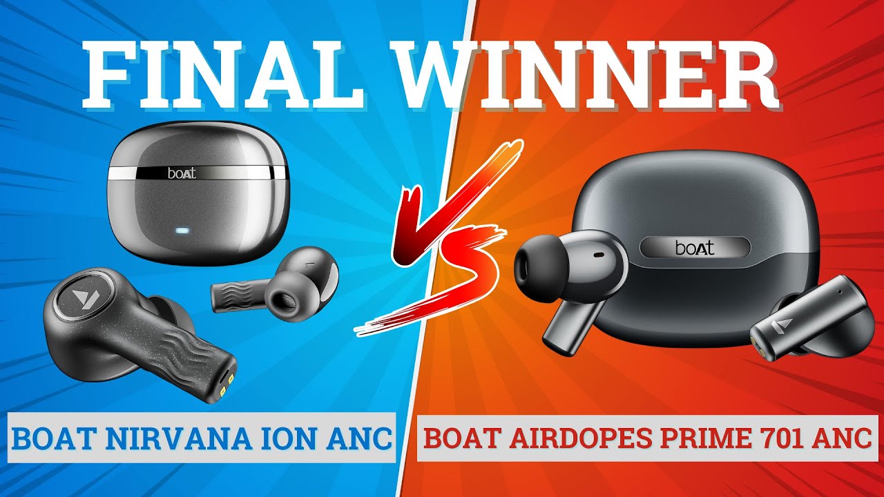 BoAt Nirvana Ion ANC против BoAt Airdopes Prime 701 ANC 🔥 Лучшие для музыки и игр ⚡Лучшие наушник...